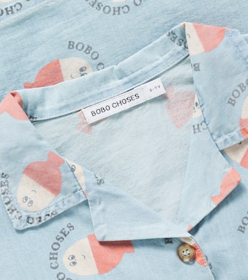Morning Egg denim shirt | Bobo Choses