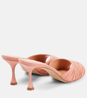 Pirua 70 suede mules | Manolo Blahnik