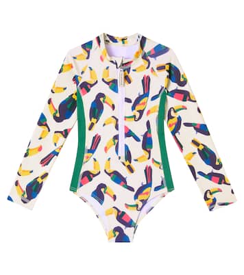 Beak The Toucan rashguard swimsuit | Roarsome