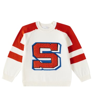 Embroidered cotton sweater | Stella McCartney Kids