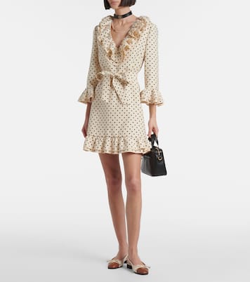 Minikleid Plusdepois aus Crepe Couture | Valentino