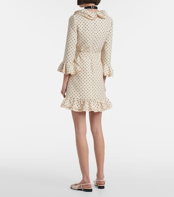 Minikleid Plusdepois aus Crepe Couture | Valentino