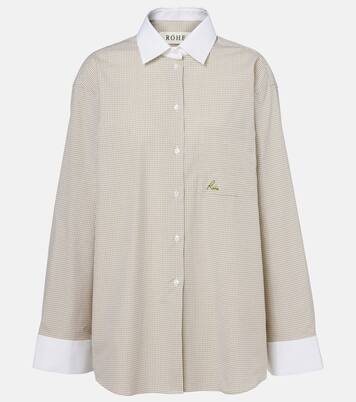 Checked cotton shirt | Róhe