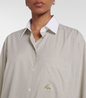 Checked cotton shirt | Róhe