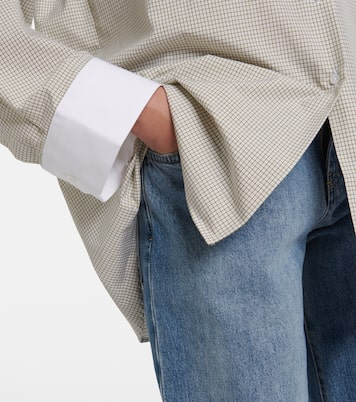 Checked cotton shirt | Róhe