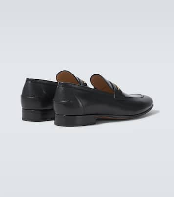 VLogo leather loafers | Valentino Garavani