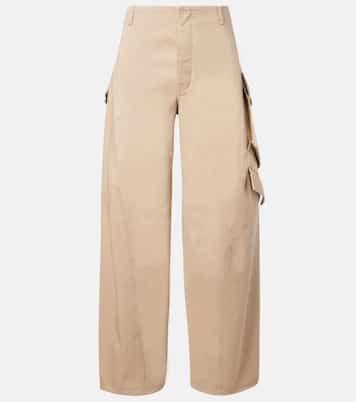 Pantalon cargo ample en jean | Alaïa