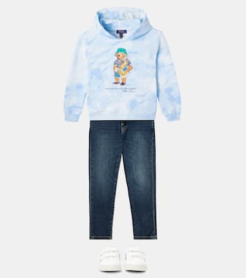 Polo Bear cotton-blend hoodie | Polo Ralph Lauren Kids