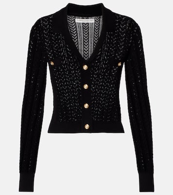 Cardigan aus Pointelle-Strick | Alessandra Rich