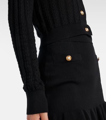 Cardigan aus Pointelle-Strick | Alessandra Rich