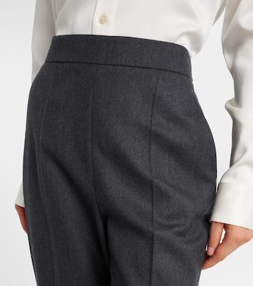 Mid-rise wool tapered sweatpants | Stella McCartney