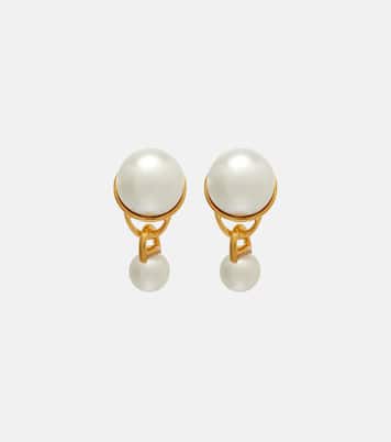 Faux pearl drop earrings | Oscar de la Renta