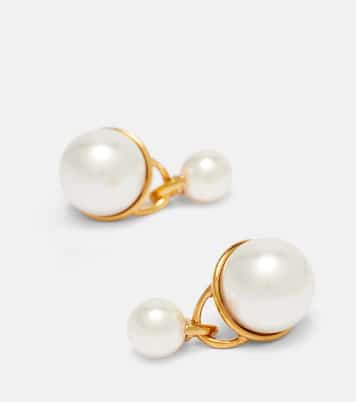 Faux pearl drop earrings | Oscar de la Renta