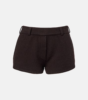 Low-rise cashmere shorts | Lisa Yang