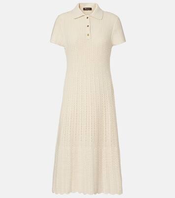 Arola knitted cotton polo dress | Loro Piana