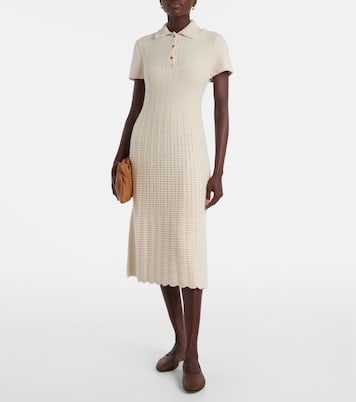 Arola knitted cotton polo dress | Loro Piana