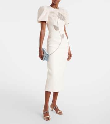 Kifasan embellished satin mules | Manolo Blahnik