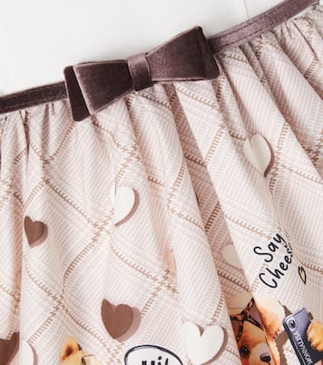 Abito in misto cotone con stampa | Monnalisa