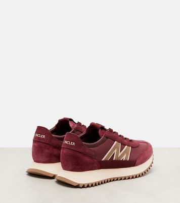 Pacey2 suede-trimmed sneakers | Moncler