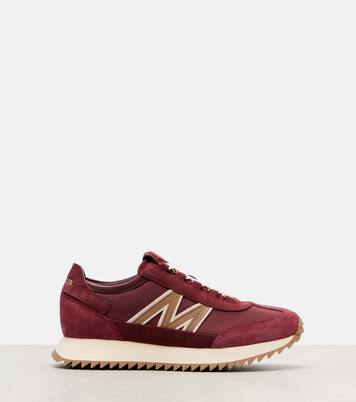 Pacey2 suede-trimmed sneakers | Moncler