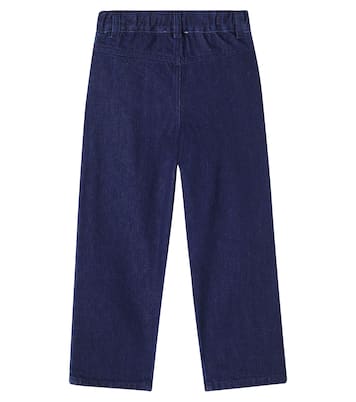 Tate embroidered wide-leg jeans | Bebe Organic