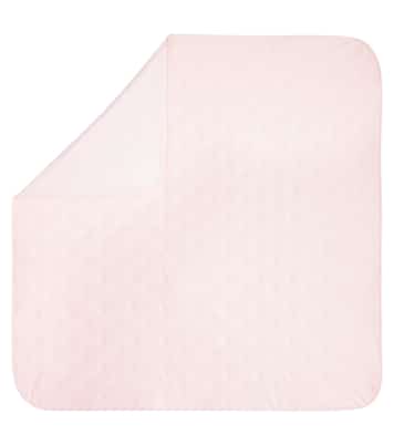 Baby logo cotton onesie and blanket set | Chloé Kids