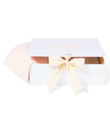 Baby logo cotton onesie and blanket set | Chloé Kids