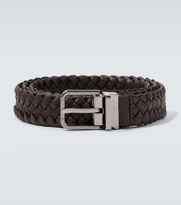 Cintura in pelle intrecciata | Dolce&Gabbana