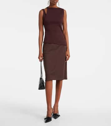 Top Transverse '90s aus Baumwolle | Courrèges