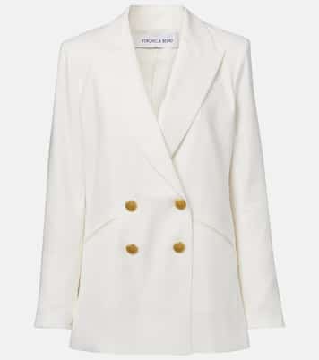 Dale linen-blend blazer | Veronica Beard