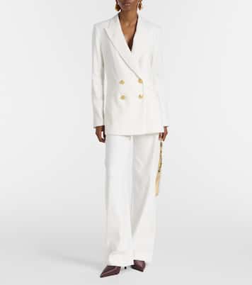 Dale linen-blend blazer | Veronica Beard