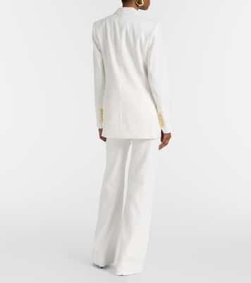 Dale linen-blend blazer | Veronica Beard