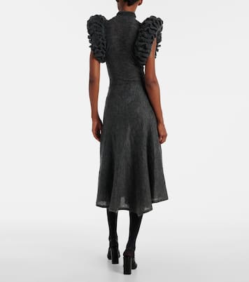 Mohair and wool-blend midi skirt | Alaïa
