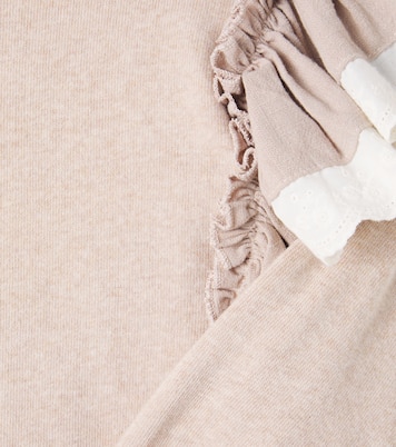 Licata ruffled cotton-blend sweatshirt | Cozmo