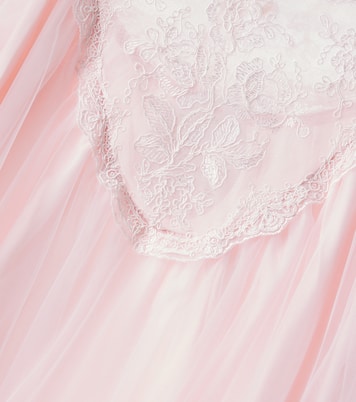 Lace-trimmed tulle dress | Petite Amalie  