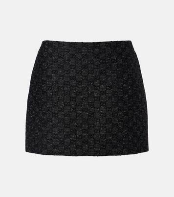 GG wool-blend miniskirt | Gucci