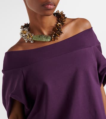 Sweat-shirt Cocoon en jersey de coton | Dries Van Noten