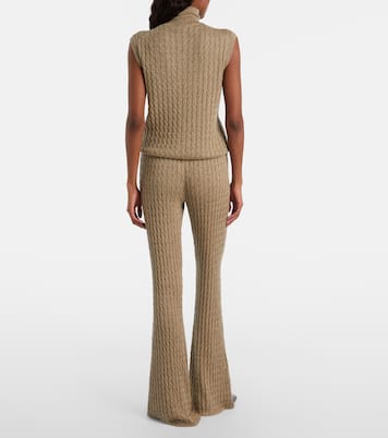 Bihar cashmere-blend flared pants | Loro Piana