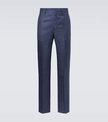 Wool, silk, and linen suit pants | Gabriela Hearst