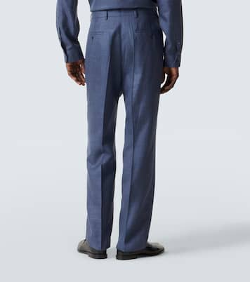 Wool, silk, and linen suit pants | Gabriela Hearst
