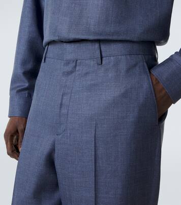 Wool, silk, and linen suit pants | Gabriela Hearst