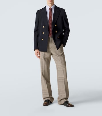 Double-breasted virgin wool blazer | Valentino
