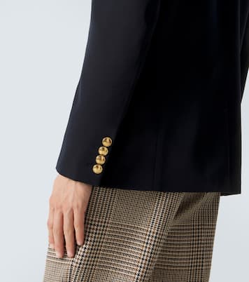 Double-breasted virgin wool blazer | Valentino