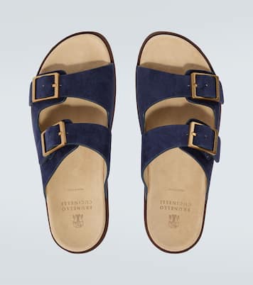 Suede sandals | Brunello Cucinelli