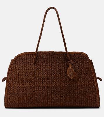 Turismo Large raffia bowling bag | Jacquemus