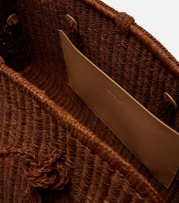 Turismo Large raffia bowling bag | Jacquemus