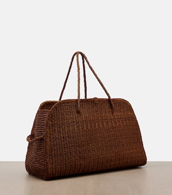 Turismo Large raffia bowling bag | Jacquemus