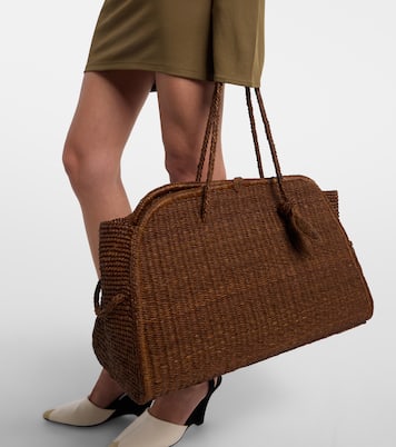 Turismo Large raffia bowling bag | Jacquemus