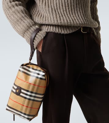 Beauty case di Burberry Check | Burberry