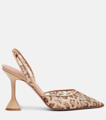 Bedruckte Slingback-Pumps Holli 95 | Amina Muaddi